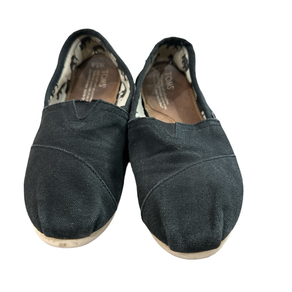 Tom’s Black Moccasins Woman’s Size 7.5